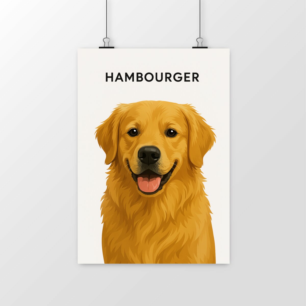 Portrait personnalisé de votre animal - Posters permium